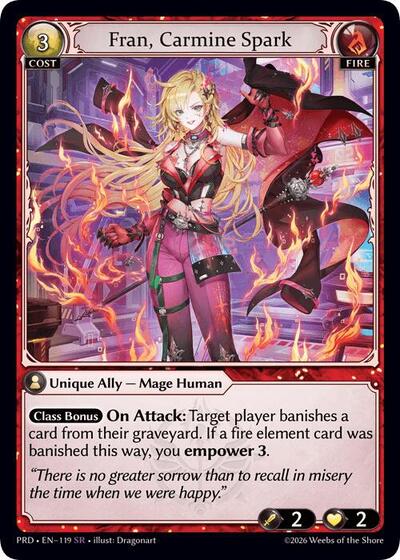 Fran, Carmine Spark [Normal] [PRD]