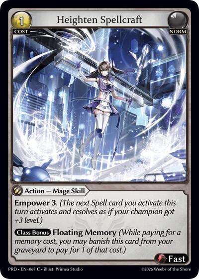 Heighten Spellcraft [Normal] [PRD]