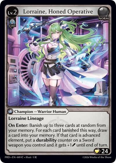 Lorraine, Honed Operative [Normal] [PRD]