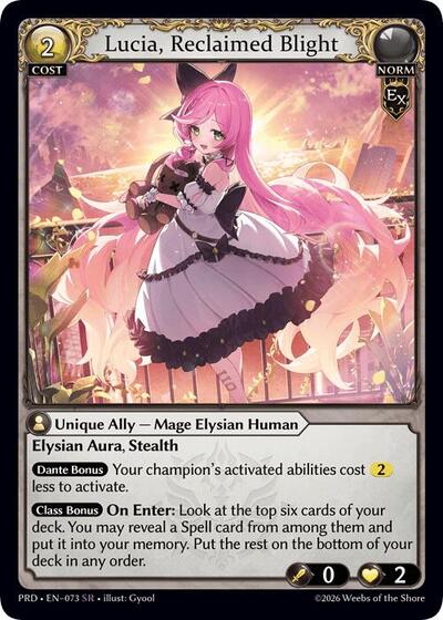 Lucia, Reclaimed Blight [Normal] [PRD]