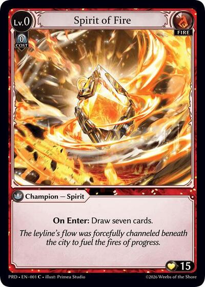 Spirit of Fire [Normal] [PRD]