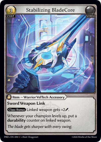 Stabilizing BladeCore [Normal] [PRD]