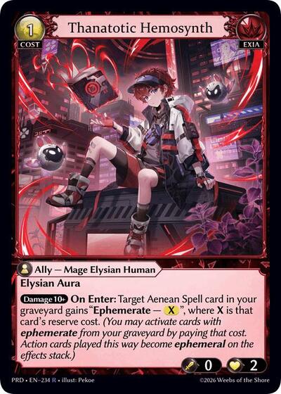 Thanatotic Hemosynth [Normal] [PRD]