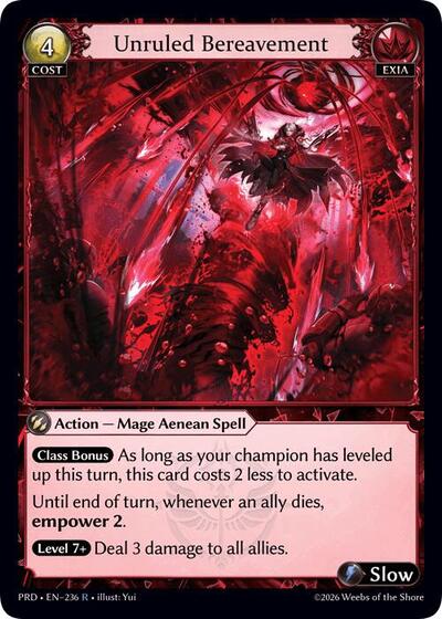 Unruled Bereavement [Normal] [PRD]