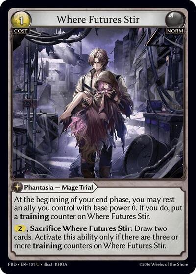 Where Futures Stir [Normal] [PRD]