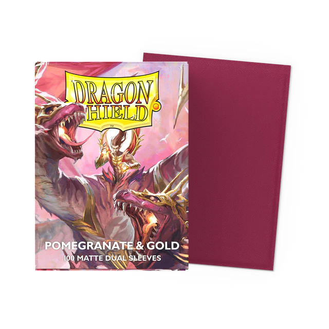 Dragon Shield Dual Matte - Pomegranate & Gold