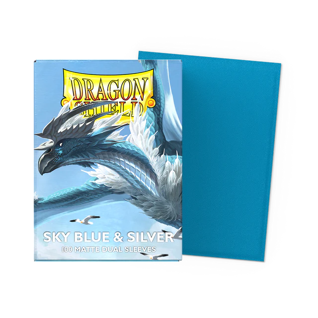 Dragon Shield Dual Matte - Skyblue & Silver