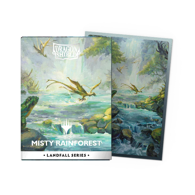 Dragon Shield Dual Matte Art - Misty Rainforest (Landfall)