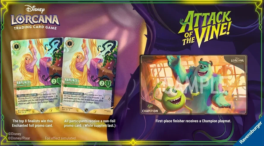 Lorcana Attack of the vines Set Championship Slot (Ticket)