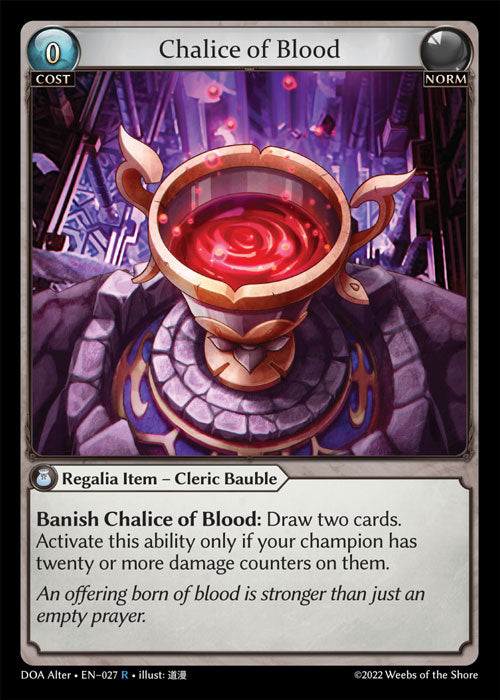 Chalice Of Blood [DOA]