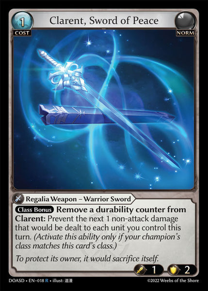 Clarent Sword Of Peace [DOA]-Sd