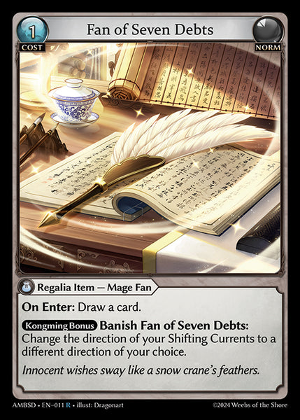 Fan Of Seven Debts [AMB]-Sd