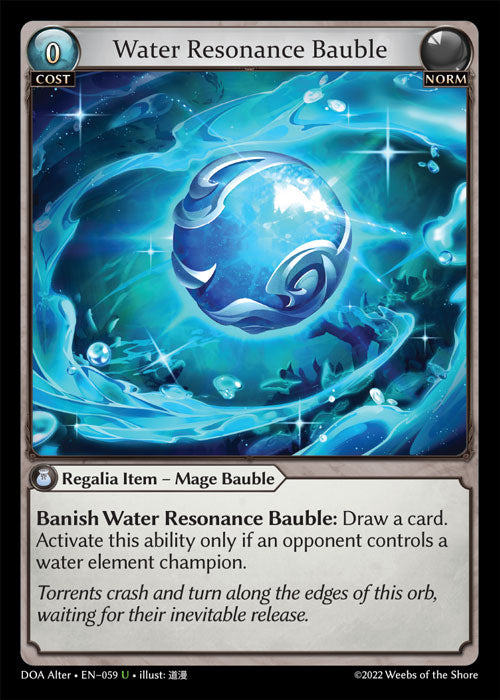 Water Resonance Bauble [DOA]